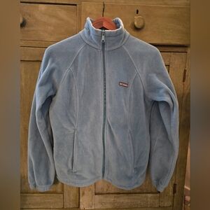 Columbia Women's Light Teal Full Zip Fleece Performance Jacket